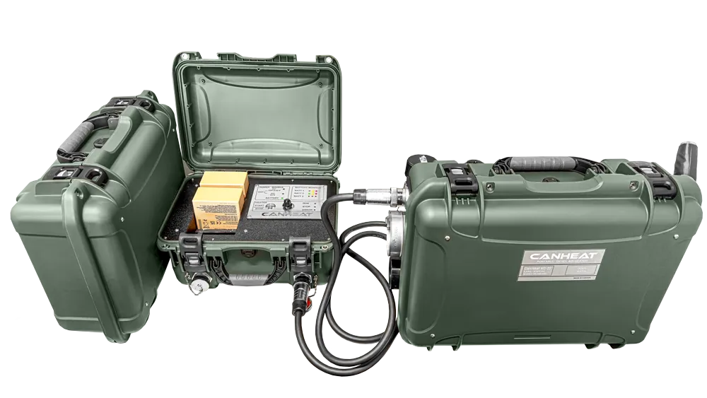 CanHeat by EuroHeater – NATO Multifuel Tactical Heating System for Military Operations, Forward Operating Bases and Extreme Climate Deployments with NATO Fuel Compatibility.