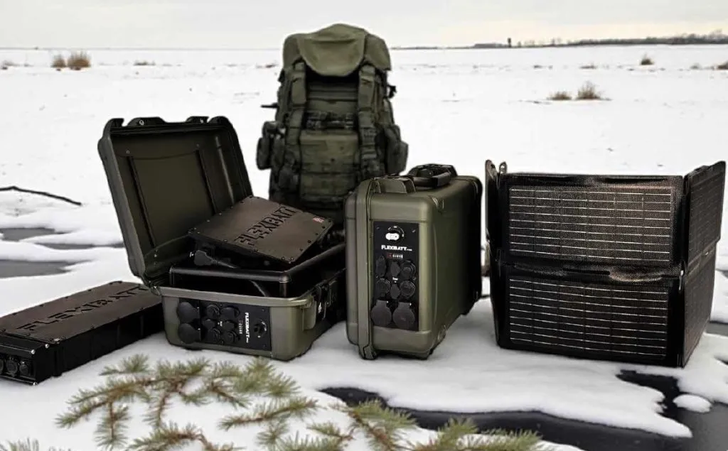 FlexiBatt PRO 2.5KW – Ruggedized Tactical Battery Case for Military Deployments, High-Reliability Energy Storage and Harsh Environment Operations.